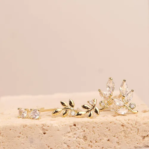 Vista 7 de Sonateomber Aretes grandes de oro para mujer, diseño de perlas gruesas y modernas, circonita cúbica, boda, novia, graduación, vacaciones, joyería