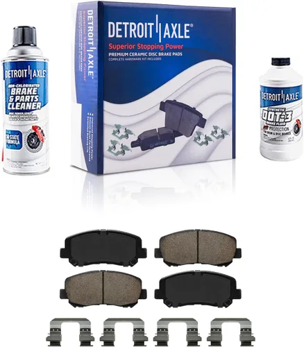 Vista 106 de Detroit Axle - Pastillas de freno para Avalanche Express Suburban Savana Yukon XL 1500 Chevy Tahoe GMC Cadillac Escalade, Pastillas de freno