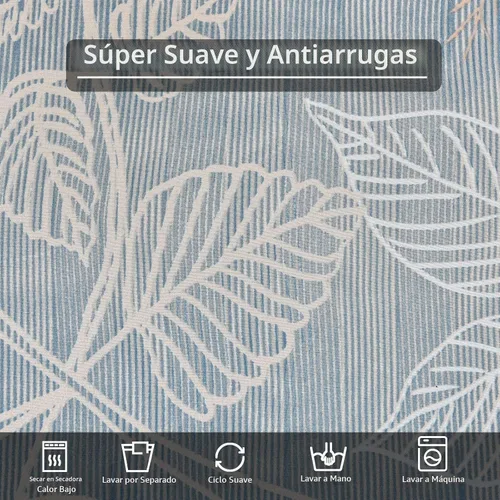 Vista 4 de Wingback - Funda elástica para silla, 2 piezas, con respaldo de ala, funda protectora de muebles impresa, suave con parte inferior elástica para 12