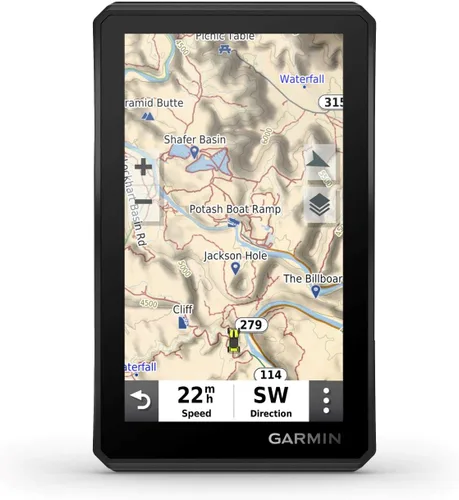 Vista 2 de Garmin Tread Powersport Offroad Navigator con radio grupal con caja de interruptores digitales Garmin PowerSwitch y paquete de energía