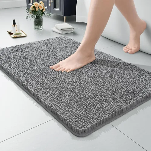 Vista 40 de LOCHAS - Alfombra de baño de lujo lanuda de 24 x 17 pulgadas, color beige