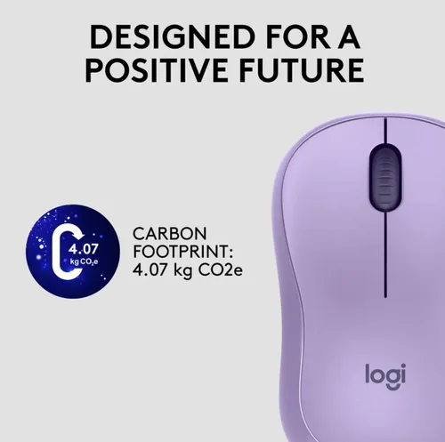 Vista 4 de Logitech Ratón inalámbrico silencioso, morado (renovado)