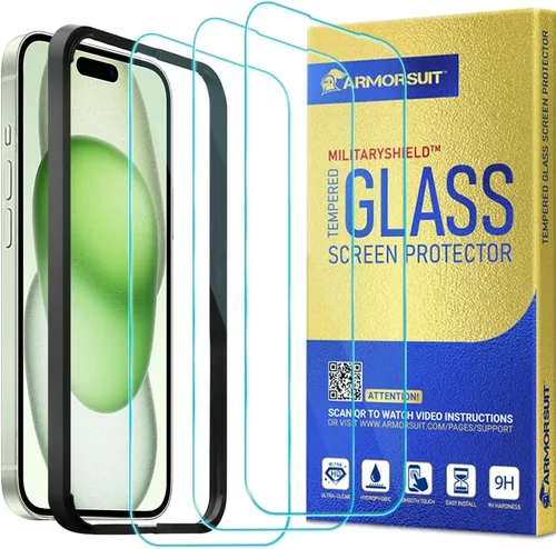 Vista 15 de ArmorSuit [Paquete de 2+2] para Google Pixel 6 [6.4 pulgadas] Protector de pantalla de vidrio templado + protector de lente de cámara compatible