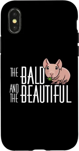 Vista 5 de Funny Kawaii Kids Bald Beautiful Hairless Guinea Pig Lover Case for iPhone 17