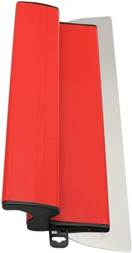 Vista 8 de Hoja de yeso roja Skimming Blade Enyesado Pintura Espátula de alisado Flexible Acabado Paleta Herramientas profesional 15.75inch 15.7 in herramienta