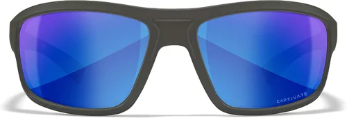 Vista 2 de Wiley X WX Contend cautivate - Lentes de sol polarizados ANSI Z87 para hombres y mujeres protección ocular UV para tiro pesca y ciclismo marcos