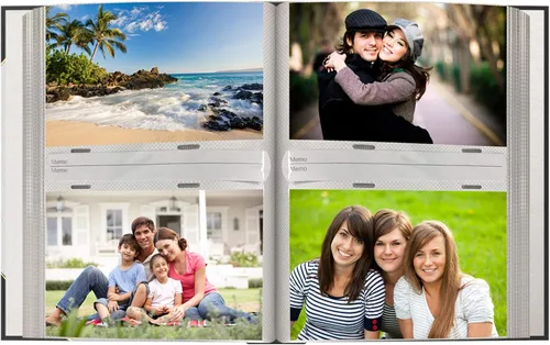Vista 3 de Pioneer Photo Albums BT-46/W 200 Pocket Ledger Le Memo - Álbum de fotos, color blanco