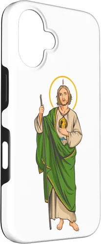 Vista 3 de Funda para iPhone 16 San Judas Tadeo. Santo De Las Causas Difícil