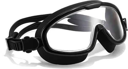 Vista 10 de FEISEDY Gafas de natación sin fugas, antivaho para piscina, para adultos, hombres, mujeres, jóvenes, visión clara de 180°, UV400 B2389