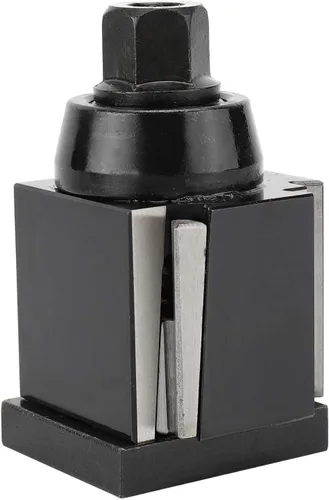 Vista 4 de Toolly 0XA Wedge Type Quick Change Tool Post Set para Mini Torno de hasta 6-9 pulgadas Swing OXA Tool POST