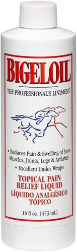 Vista 4 de Absorbine Bigeloil Liquid Liniment, Invigorating Topical Rub for Sore Muscles, Joints & Arthritis Pain