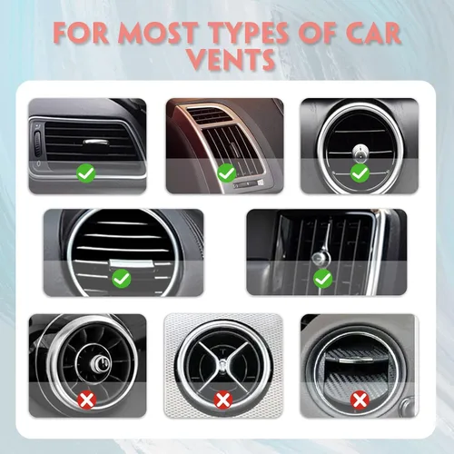 Vista 5 de Accesorios personalizados para ventilación de coche con foto y texto, clips personalizados para ventilación de aire para mujeres, hombres, niños