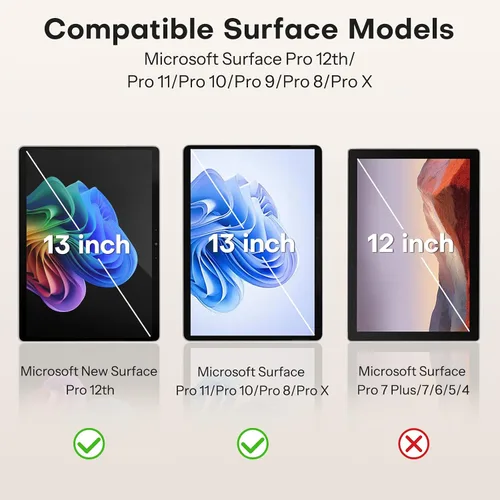 Vista 2 de OMOTON PAPERSENSE Screen Protector for Surface Pro 11/10/9/8/X/12th-13 Inch