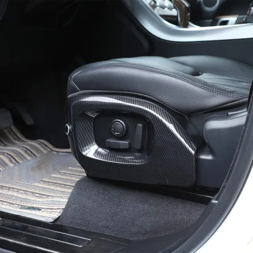 Vista 4 de Accesorios de coche ABS fibra de carbono asiento lateral marco cubierta ajuste para Rover Range Rover Vogue Autobiography Sport 2013-2017