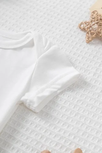 Vista 3 de Level 1 Adorable Baby Romper 100% Soft Cotton Onesie Bodysuit for Newborns & Infants