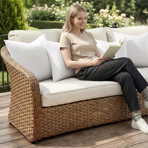 Vista 8 de MIULEE Insertos de almohada para exteriores de 12 x 20 pulgadas, paquete