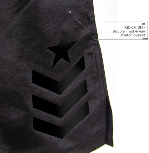 Vista 7 de Revgear Pantalones cortos de artes marciales de artes marciales de primera calidad para niños, duraderos y cómodos, abertura lateral para patear