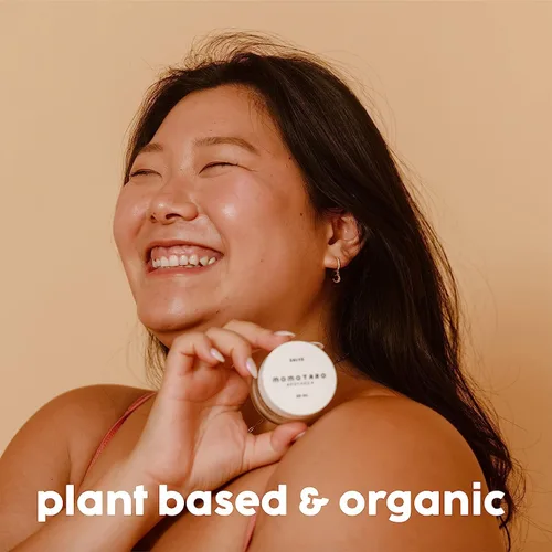 Vista 4 de MOMOTARO APOTHECA Hidratante vaginal orgánico Vulva Salve y probiótico orgánico para mujeres, juego de suplementos vaginales y digestivos, bálsamo