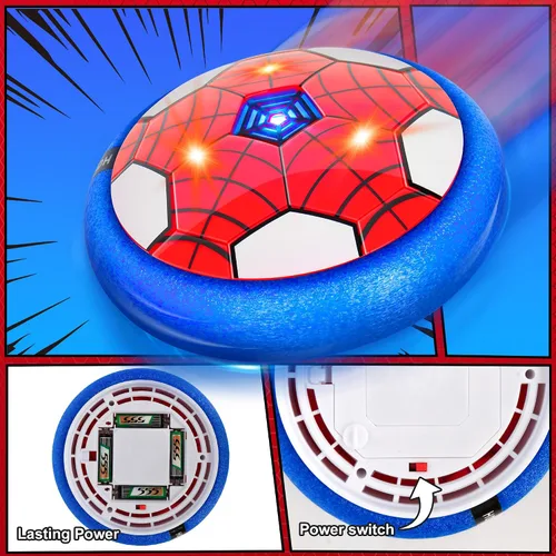 Vista 3 de Balón de Fútbol Flotante, Paquete de 2 - Juguetes de Fútbol de Interior para Niños, Juegos Deportivos Geniales para Niños y Niñas, Regalos