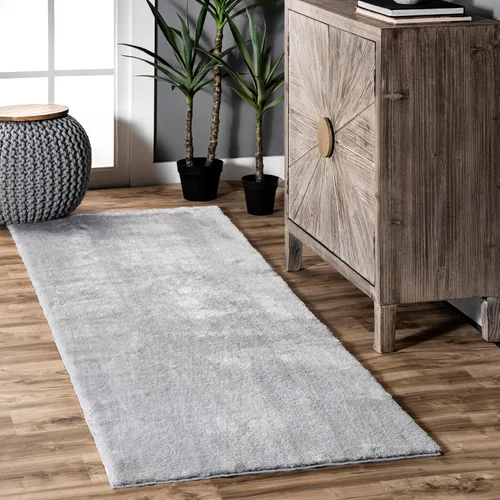 Vista 24 de nuLOOM Alfombra de Área Cuadrada de 6 pies Cozy Plush SuperiorWash, Lavable a Máquina, Antideslizante, Alfombra Shag Suave y Esponjosa para Sala
