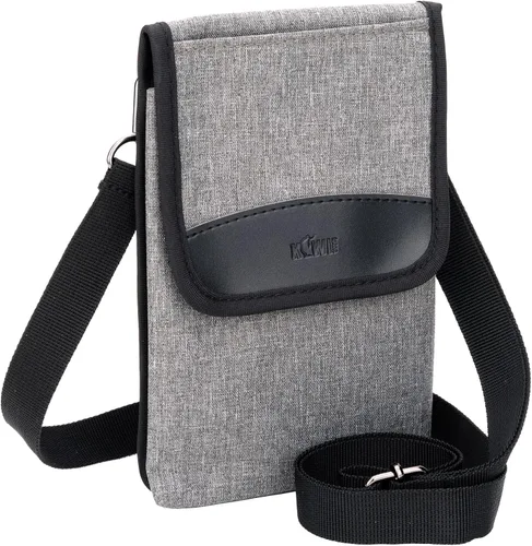Vista 9 de KIWIFOTOS Travel Neck Phone Holster Pouch for 18 17 16 15 Pro Max S26 S25