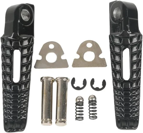 Vista 7 de TCT-MOTORPARTS Estriberas para reposapiés trasero delantero negro para Suzuki GSXR1000 2005-2025 GSXR600 750 2006-2025