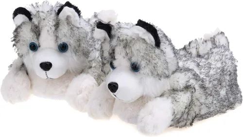 Vista 2 de Onmygogo Pantuflas peludas de invierno para perros para hombres y mujeres
