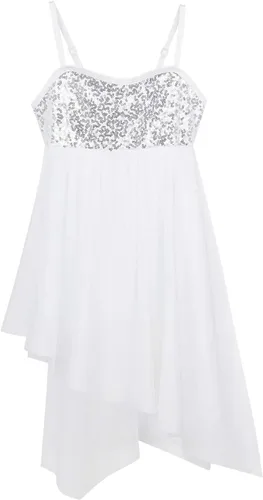 Vista 4 de JEATHA - Vestido de baile moderno con lentejuelas para niñas