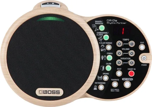 Vista 2 de Boss DR-01S Rhythm Partner Acoustic Music Machine Bundle
