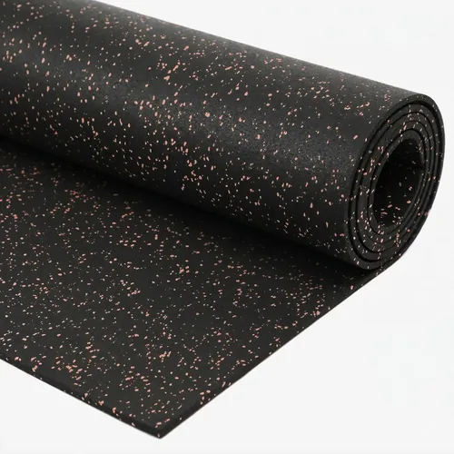 Vista 12 de Rollo de piso de goma resistente de 1/4" de espesor de Floor Inc Tapetes de piso de goma reciclada flexibles para gimnasio en casa Tapete
