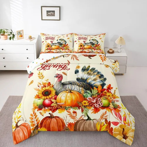 Vista 48 de Lindo juego de edredón de murciélago tamaño Queen con diseño de animales de Feliz Halloween, 3 piezas para decoración de habitación de niños