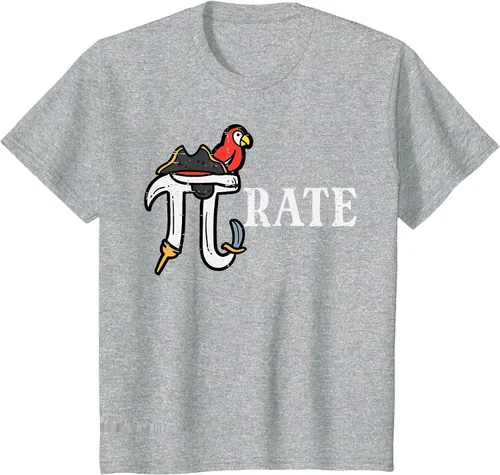 Vista 22 de Pirate Pi Funny Math Pie Halloween Disfraz Maestro Hombres Mujeres Camiseta Asphalt Grey