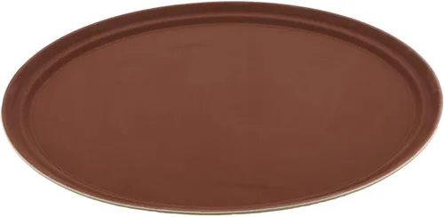 Vista 16 de G.E.T. NS-1014-BR Bandeja rectangular antideslizante de plástico sin BPA, de 10 x 14 pulgadas, color marrón