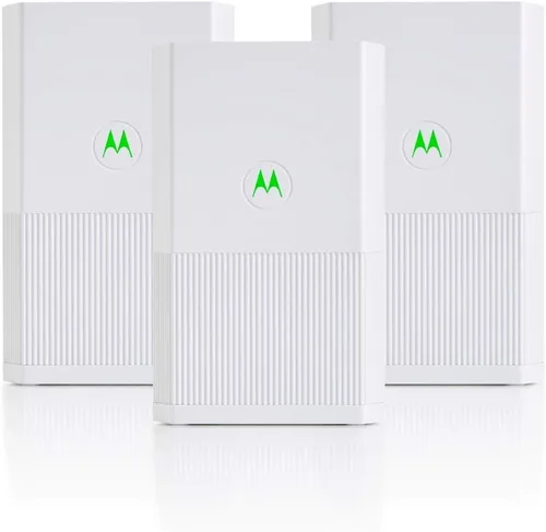 Vista 4 de Motorola MH7020 Series Gigabit Smart Home WiFi Router y malla (paquete de dos)