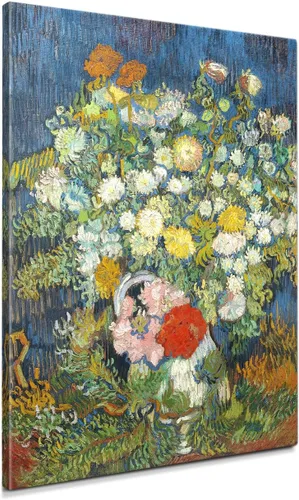 Vista 101 de IPIC - Campo de trigo con cuervos, reproducción artística de Vincent Van Gogh. Lienzo de giclée para decoración del hogar 10#F (20 x 16)