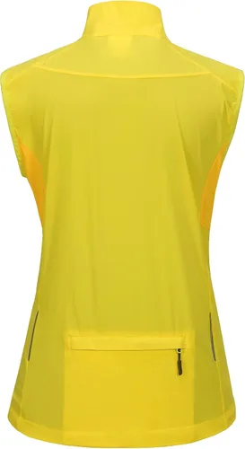 Vista 2 de Little Donkey Andy Chaleco reflectante de ciclismo para mujer, chaleco de viento, ligero, transpirable, UPF 50 para golf, correr