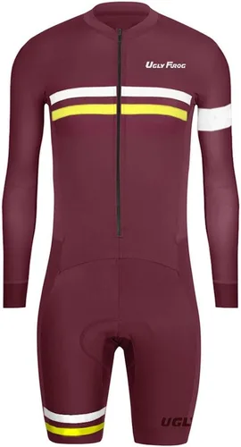 Vista 43 de UGLY FROG Traje de triatlón para hombre de manga corta Jersey de piernas cortas Skinsuit Tri Kit Ciclismo Skinsuit Team Bike Ropa