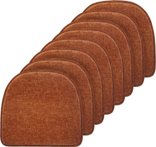 Vista 127 de Klear Vu Raindrop The Gripper - Cojines antideslizantes para silla, suaves y cómodos, almohadillas para asiento, almohadón para cocina, comedor u