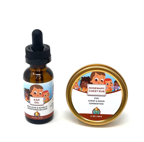 Vista 10 de Punkin Butt Paquete de aceite de dentición para bebés y bálsamo labial para aliviar el dolor de encías y labios agrietados, todo natural, orgánico