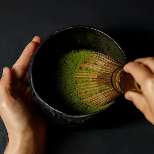 Vista 6 de Asayu Japan Matcha Powder - Té verde de grado ceremonial, fuente de Shizuoka, fabricado en Japón (garrapatas - 10x2g)