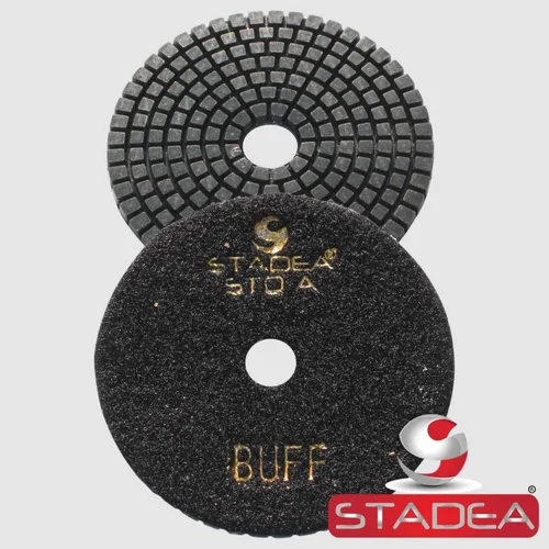 Vista 14 de Grit 50 4" Diamond Pulir Pads Premium Grado Mojado Flexible 3 MM Alto