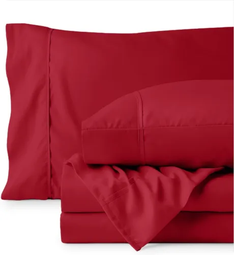 Vista 27 de Bare Home Sheet Set 1800 Ultra-Soft with 2 Pillowcases (Twin XL, Dark Blue)