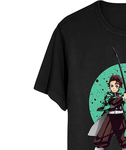 Vista 6 de Demon Slayer Camiseta de anime para hombre Kimetsu No Yaiba - Camiseta Tanjiro Kamado