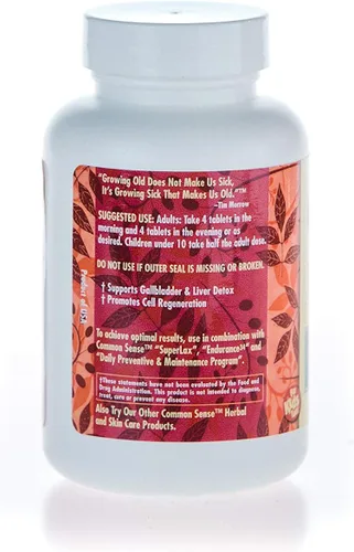 Vista 3 de Common Sense Herbal Products Construcción hepática: Soporte hepático (120 tabletas)
