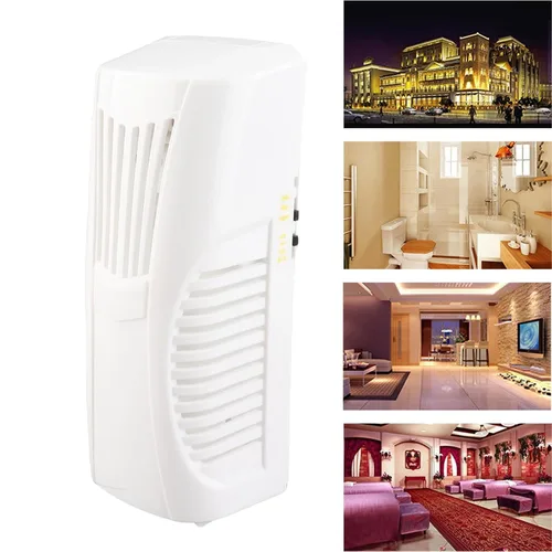 Vista 5 de Dispensador automático de ambientador, dispensador automático de fragancia con temporizador, difusor de máquinas de aromaterapia montado en la pared