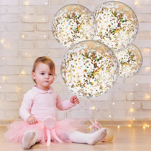 Vista 7 de Sumind 40 globos transparentes Bobo para rellenar burbujas, Burbuja transparente para San Valentín, Navidad, boda, fiesta de cumpleaños