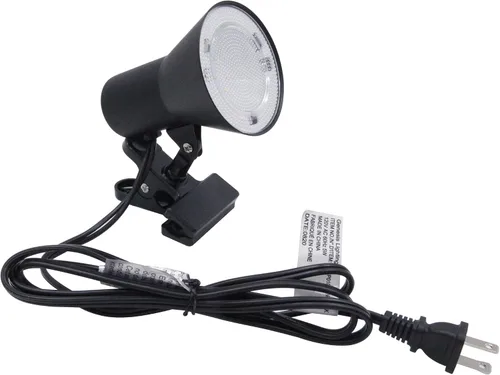 Vista 11 de Lámpara de escritorio LED con clip, con interruptor, cuello de cisne flexible de 19.25 pulgadas 4.5W 260LM, 4000K blanco frío, cable de 65