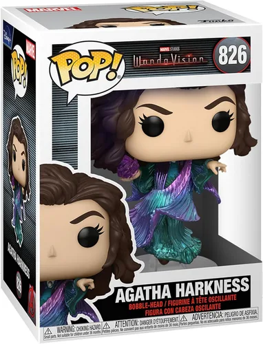 Vista 9 de Funko Pop! Marvel: WandaVision - Figura coleccionable de vinilo de la Bruja Escarlata
