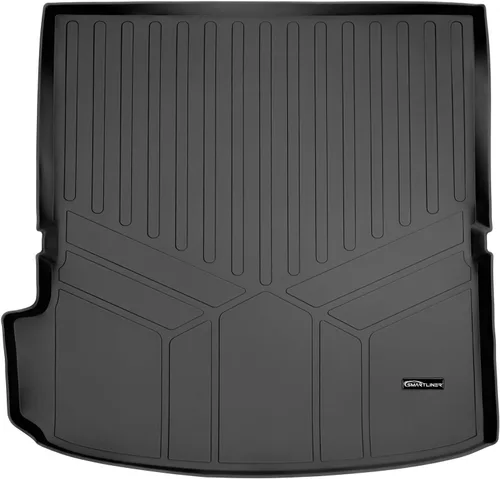 Vista 40 de SMARTLINER Juego de alfombrillas de piso de 2 filas compatibles con Chevrolet Traverse 2011-2017