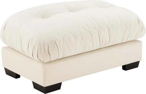 Vista 19 de Sofá modular de gran tamaño de 94 pulgadas, sofás seccionales grandes de color beige y blanco para sala de estar, juego de sofá de terciopelo, sofás